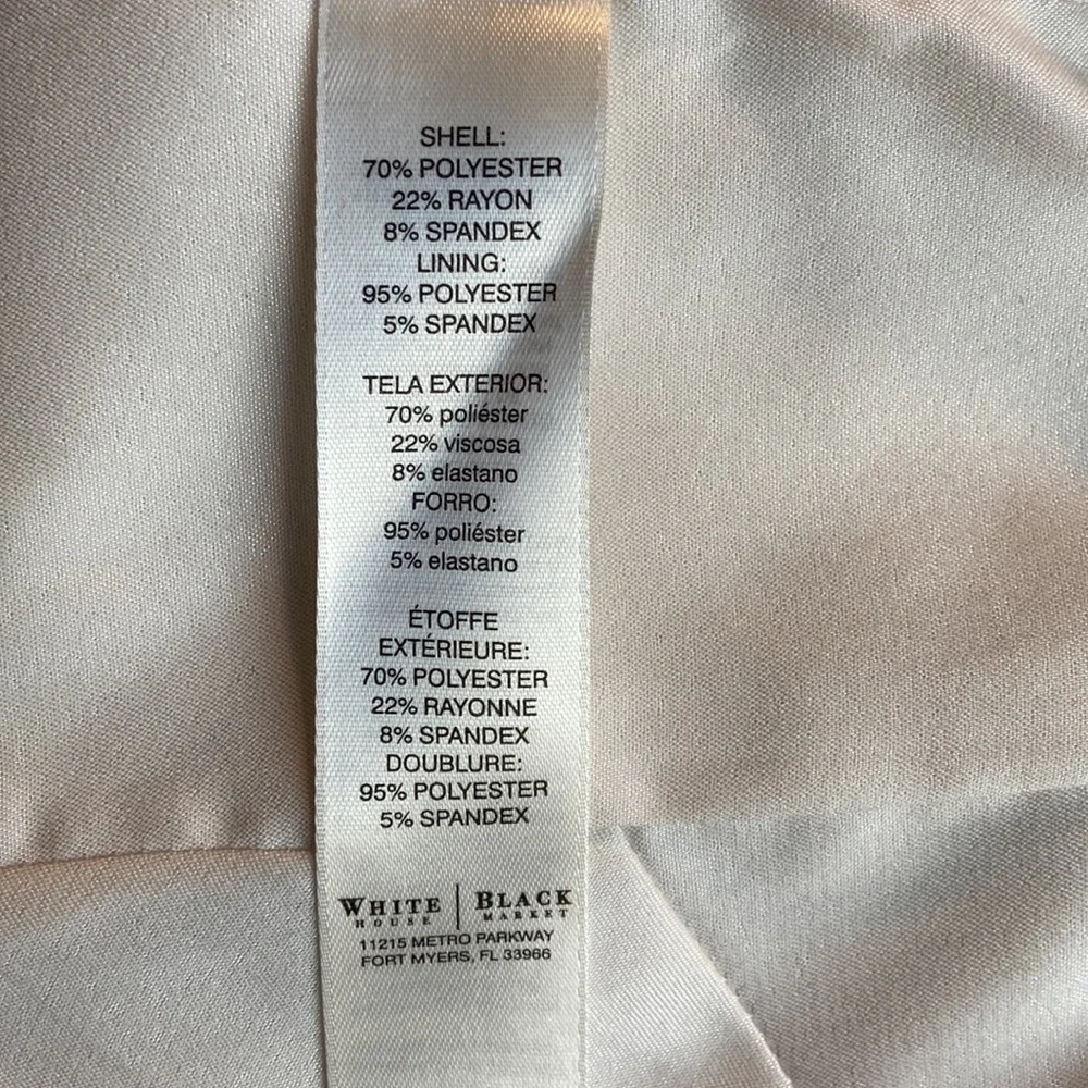 WHBM Belted Fit-And-Flare Dress - Picture 10 of 11